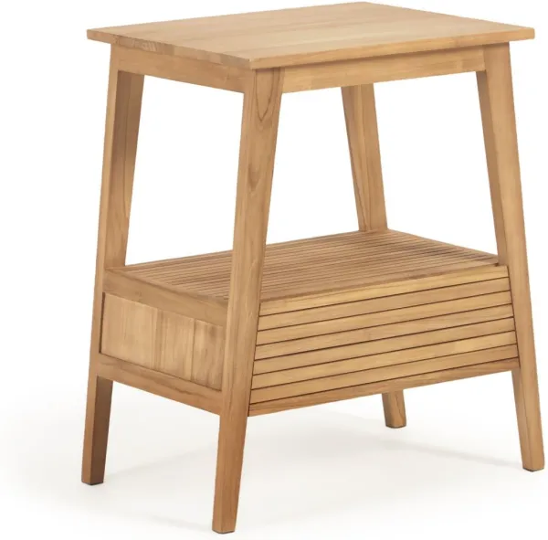 Kuveni, Krakk til badet, natur, H80x70x50 cm, massivt tre