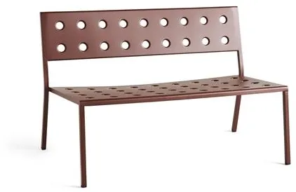 HAY Balcony Lounge Benk Iron Red