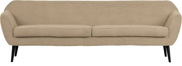 Rocco, Loungesofa, sandfarge, H75x230x82 cm