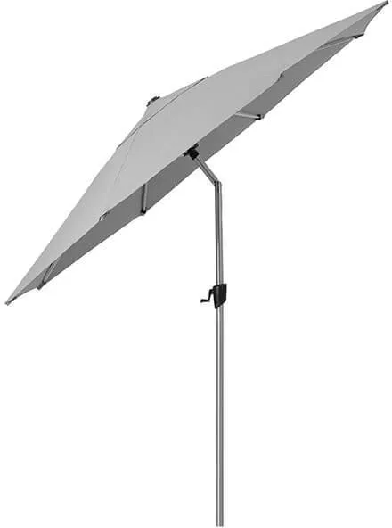 Cane-Line Sunshade parasoll m/tilt - Ø 300 cm - Lys grå
