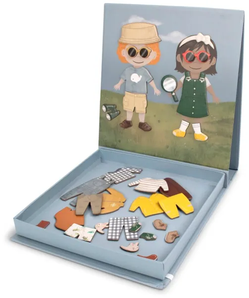 Magnetisk påkledningsdukke - Klar for ditt eventyr